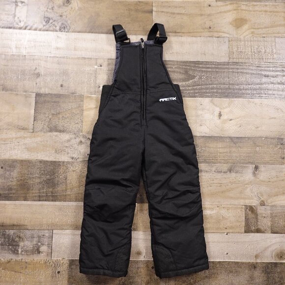 Arctix Toddler Snow Bib Overalls Size 4T Black - Picture 1 of 6